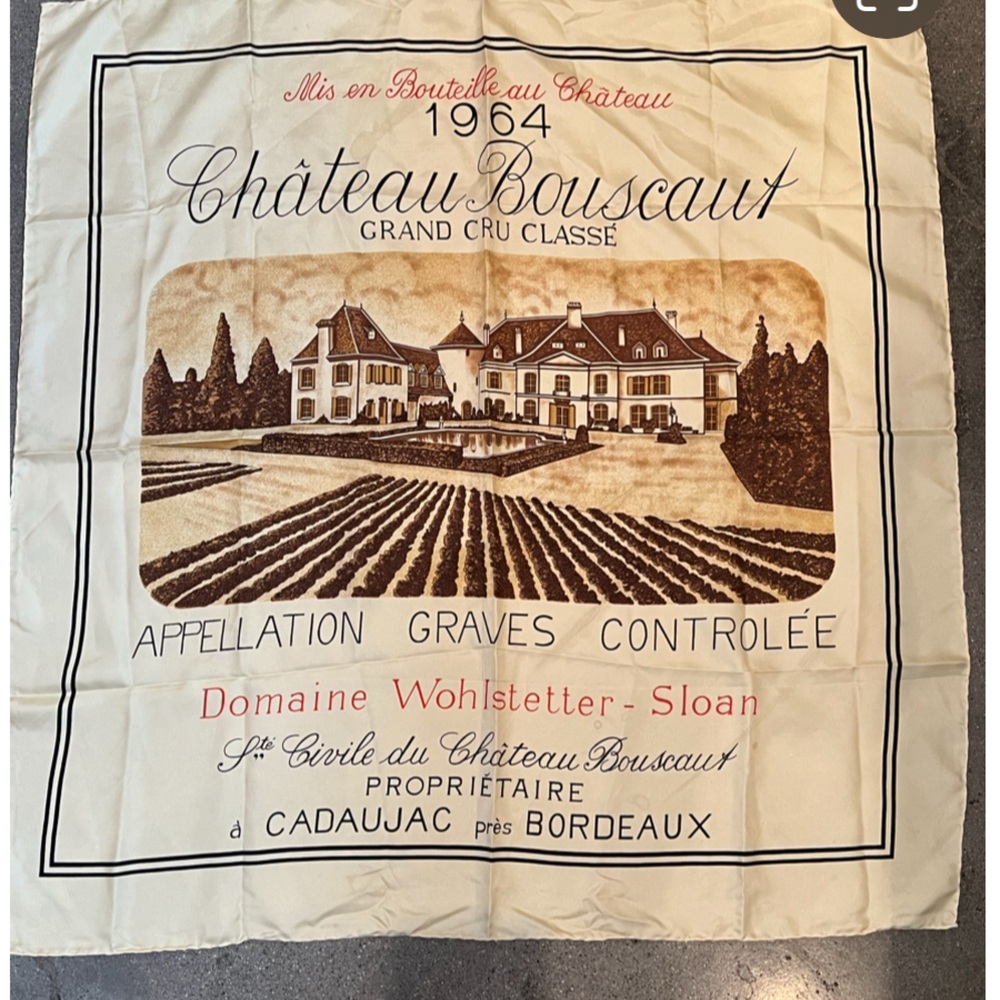 Vintage Scarf wine brand Vineyard